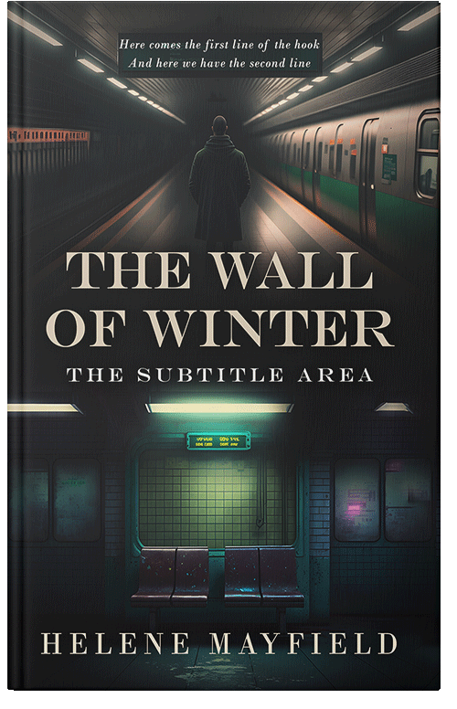 Front view of Premade Mystery & Thriller & Suspense Book Cover - Shark