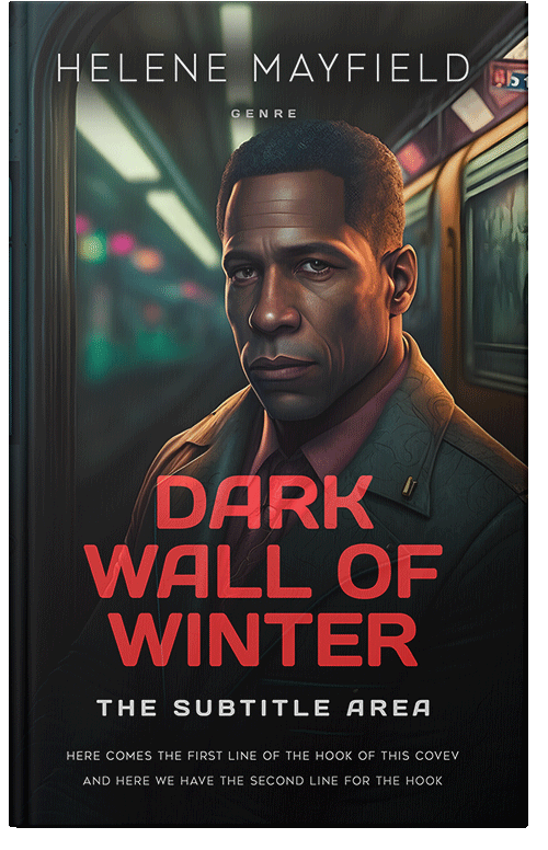 Front view of Premade Mystery & Thriller & Suspense Book Cover - Woodsmoke