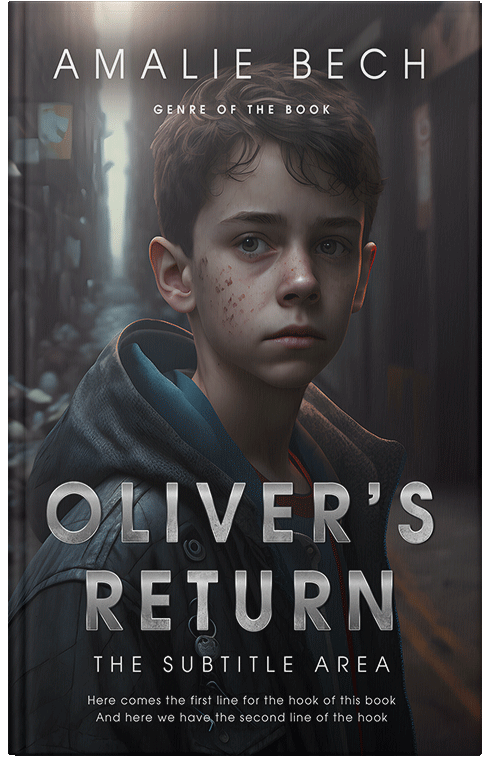 Front view of Premade Teen & Young Adult Book Cover - Baltic Sea