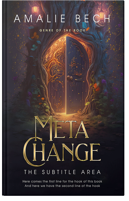 Front view of Premade Fantasy Book Cover - Thunder