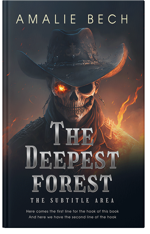 Front view of Premade Horror Book Cover - Mirage