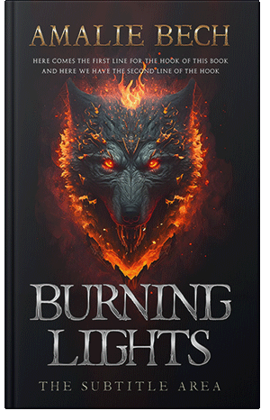 Premade Book Cover Cocoa Brown