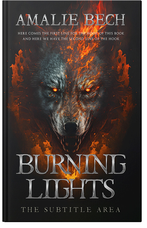 Front view of Premade Horror Book Cover - Cocoa Brown