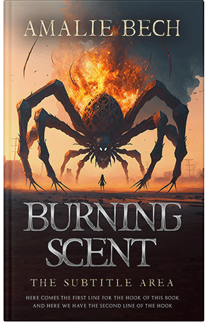 Premade Book Cover Cocoa Brown