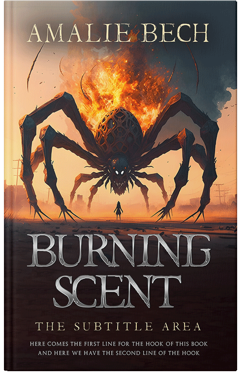 Front view of Premade Mystery & Thriller & Suspense Book Cover - Cocoa Brown