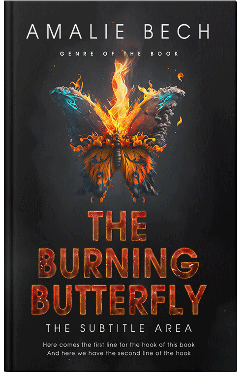 Front view of Premade Horror Book Cover - Woodsmoke