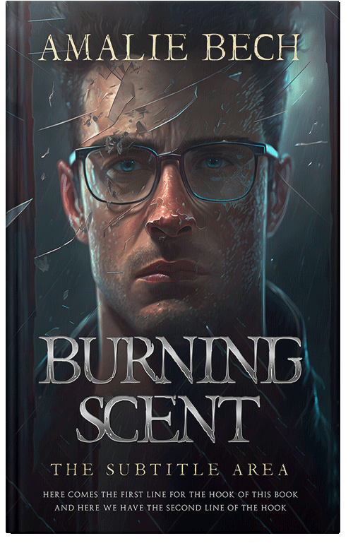 Front view of Premade Mystery & Thriller & Suspense Book Cover - Shark