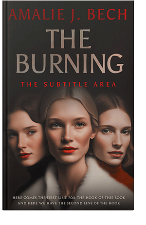 Pre Made Book Cover Brandy Rose