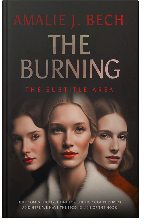 Front view of Premade Historical Book Cover - Brandy Rose