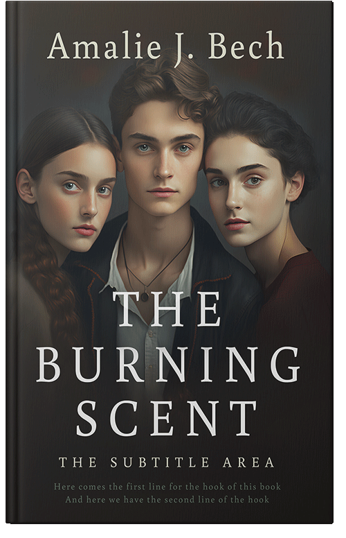 Front view of Premade Romance Book Cover - Dune