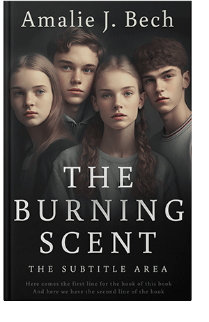 Pre Made Book Cover Coral Reef