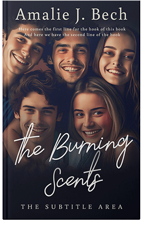 Pre Made Book Cover Oriental Pink