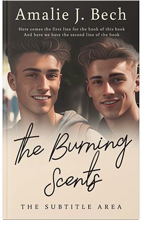 Pre Made Book Cover Cocoa Brown