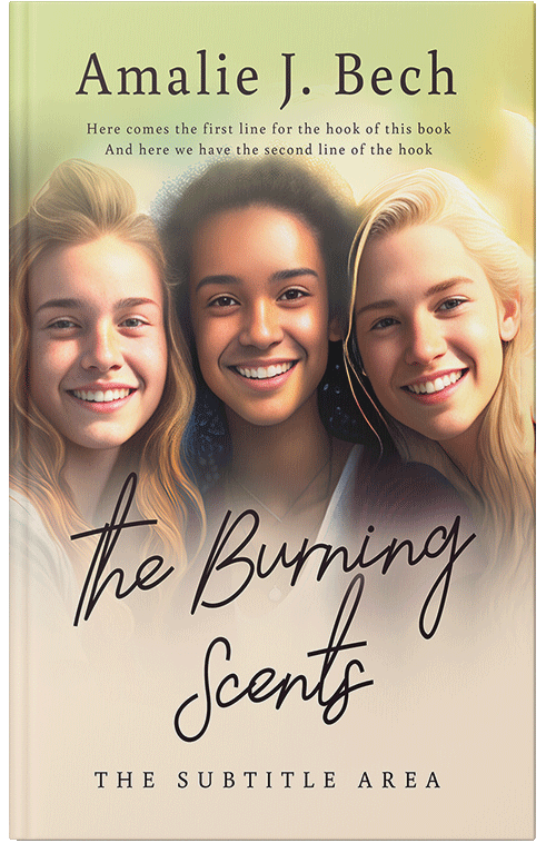 Front view of Premade Teen & Young Adult Book Cover - Raffia
