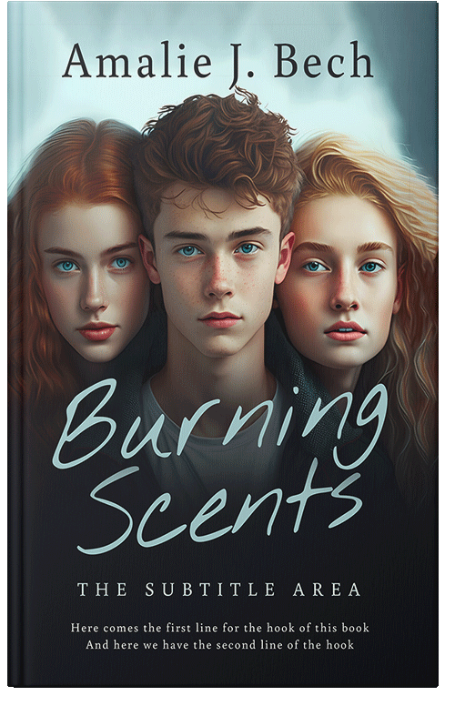 Front view of Premade Teen & Young Adult Book Cover - Pumice