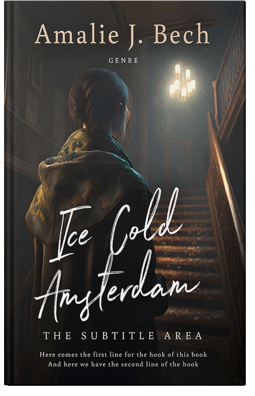 Front view of Premade Mystery & Thriller & Suspense Book Cover - Cod Gray