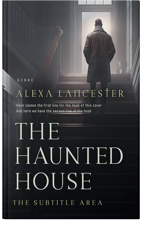 Front view of Premade Mystery & Thriller & Suspense Book Cover - Woodsmoke