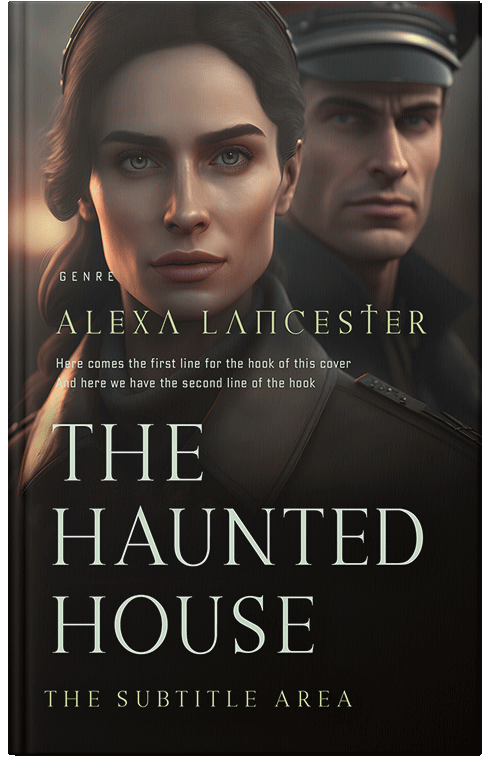 Front view of Premade Romance Book Cover - Zeus