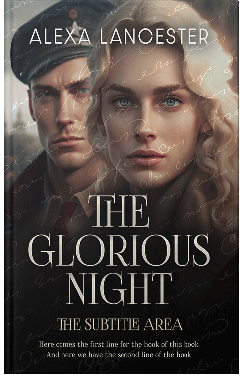 Front view of Premade Romance Book Cover - Indian Khaki