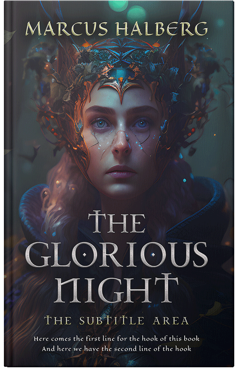 Front view of Premade Fantasy Book Cover - Charade