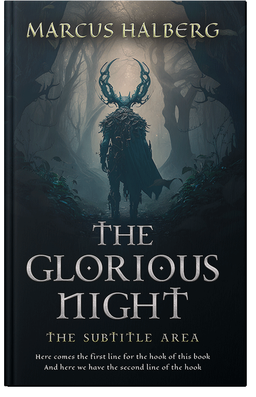 Front view of Premade Fantasy Book Cover - Aztec