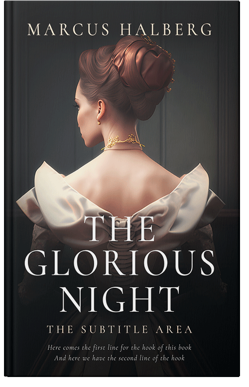 Front view of Premade Historical Book Cover - Cod Gray