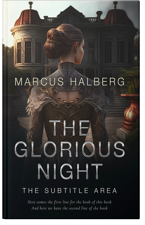 Front view of Premade Historical Book Cover - Cod Gray