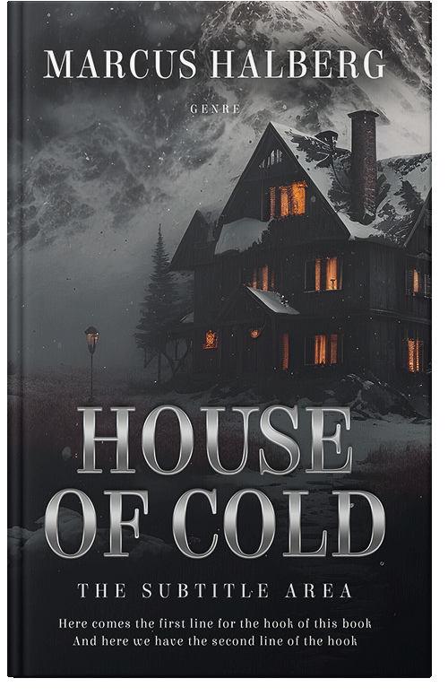 Front view of Premade Mystery & Thriller & Suspense Book Cover - Shark