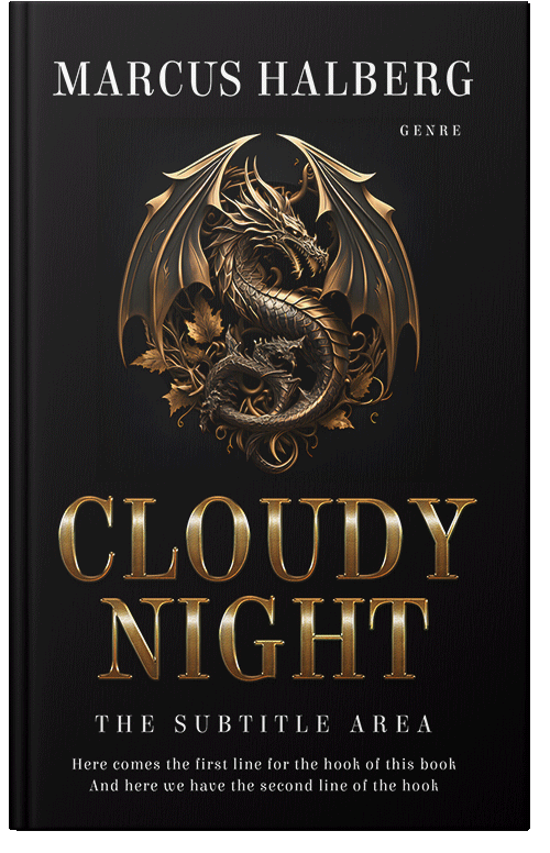 Front view of Premade Science Fiction Book Cover - Cod Gray