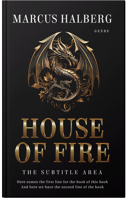 Front view of Premade Fantasy Book Cover - Rangoon Green