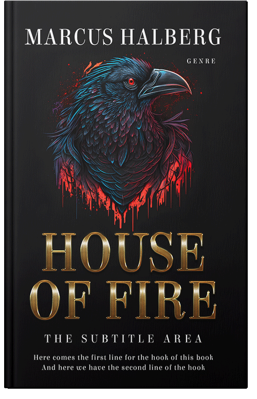 Front view of Premade Fantasy Book Cover - Woodsmoke