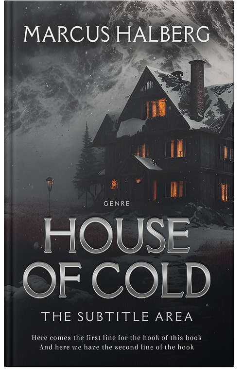 Front view of Premade Mystery & Thriller & Suspense Book Cover - Shark