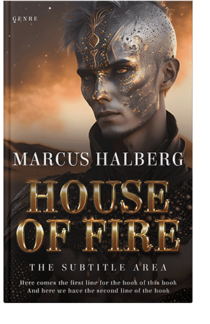 Pre Made Book Cover Tan