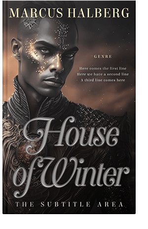 Pre Made Book Cover Cocoa Brown