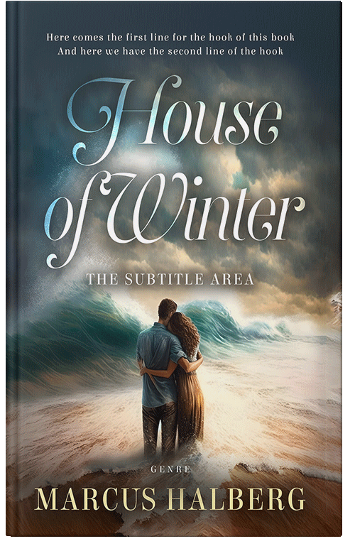 Front view of Premade Romance Book Cover - Cape Cod