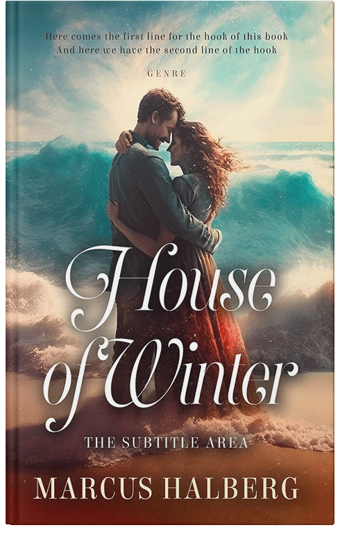 Front view of Premade Romance Book Cover - Masala