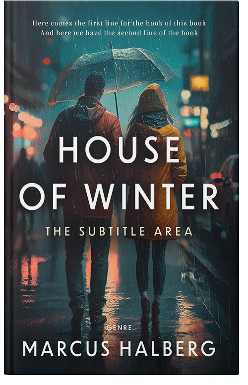 Front view of Premade Romance Book Cover - Outer Space