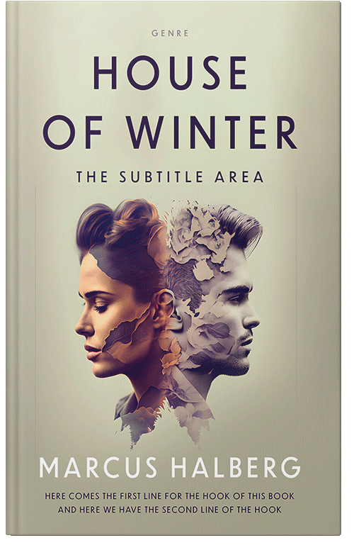 Front view of Premade Romance Book Cover - Sisal