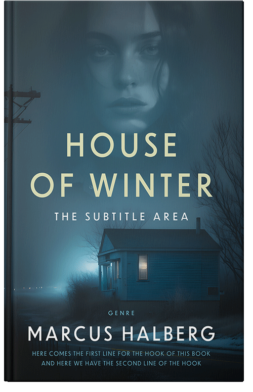 Front view of Premade Mystery & Thriller & Suspense Book Cover - Blue Dianne