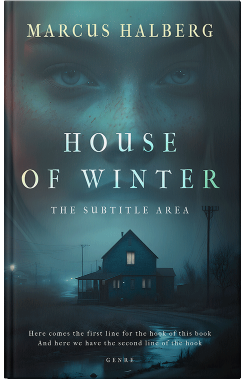 Front view of Premade Romance Book Cover - Te Papa Green