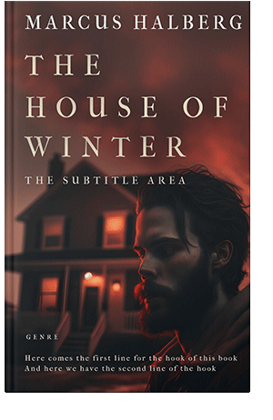 Pre Made Book Cover Cocoa Brown