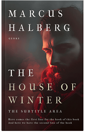 Pre Made Book Cover Cocoa Brown