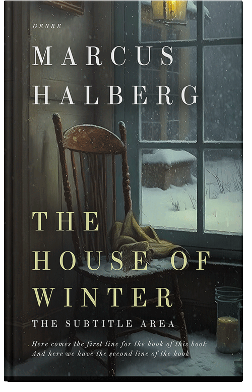 Front view of Premade Historical Book Cover - Heavy Metal