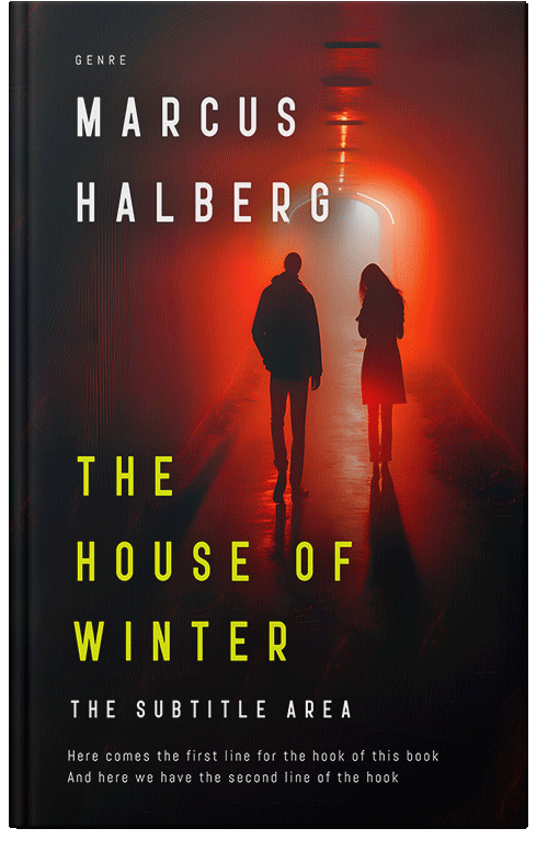 Front view of Premade Mystery & Thriller & Suspense Book Cover - Tuscany