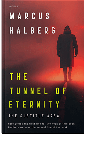 Pre Made Book Cover Flame Pea