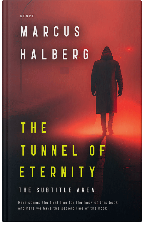 Front view of Premade Mystery & Thriller & Suspense Book Cover - Flame Pea