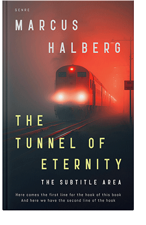 Pre Made Book Cover Red Damask