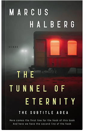 Pre Made Book Cover Cocoa Brown