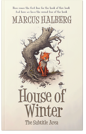 Premade Book Cover Quarter Spanish White