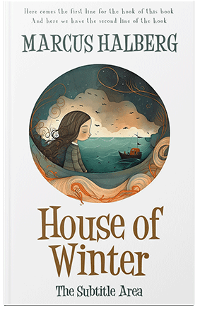 Pre Made Book Cover Shadow